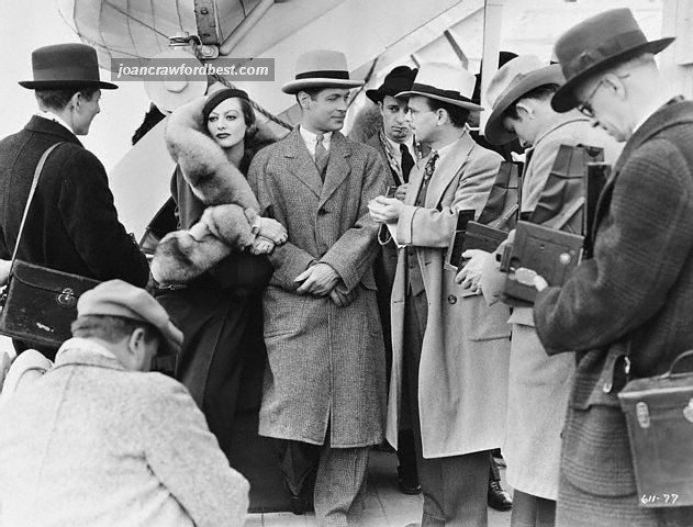 With Robert Montgomery.