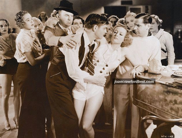 1933. 'Dancing Lady.' With Clark Gable and cast.