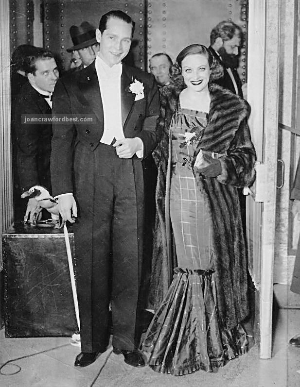 1936, with husband Franchot Tone.
