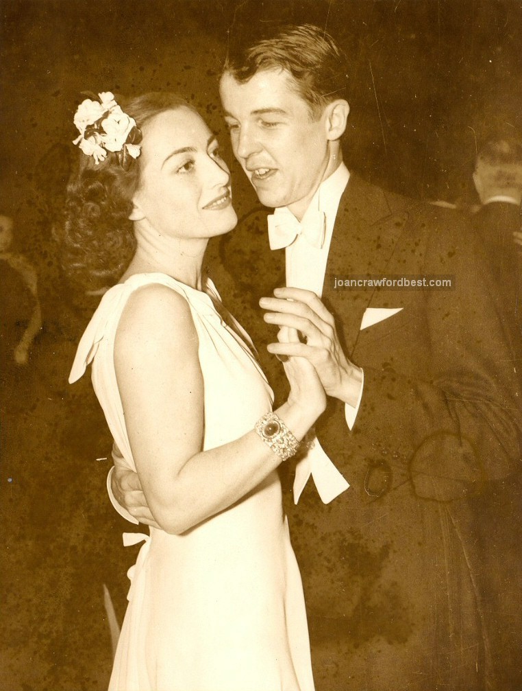 1937. At the Screen Actors Guild Ball with Alfred Vanderbilt.