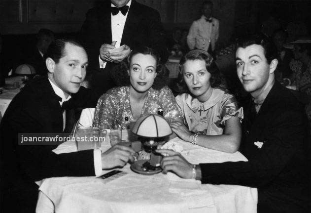 1936. Franchot Tone, Joan, Barbara Stanwyck, Robert Taylor.