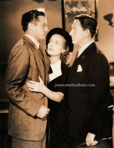 With Alan Curtis and Spencer Tracy.