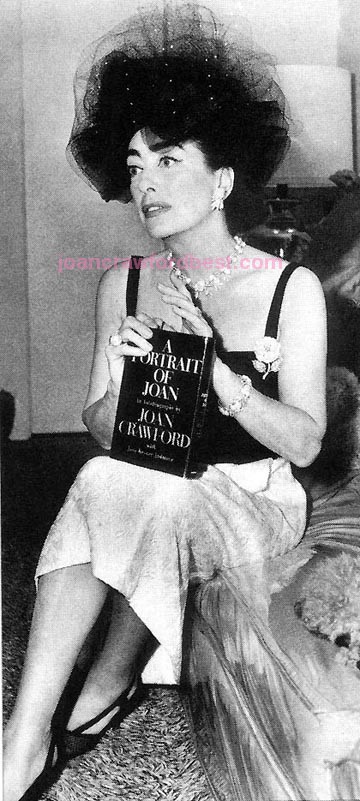 1962. Promoting her autobiography, 'A Portrait of Joan.'