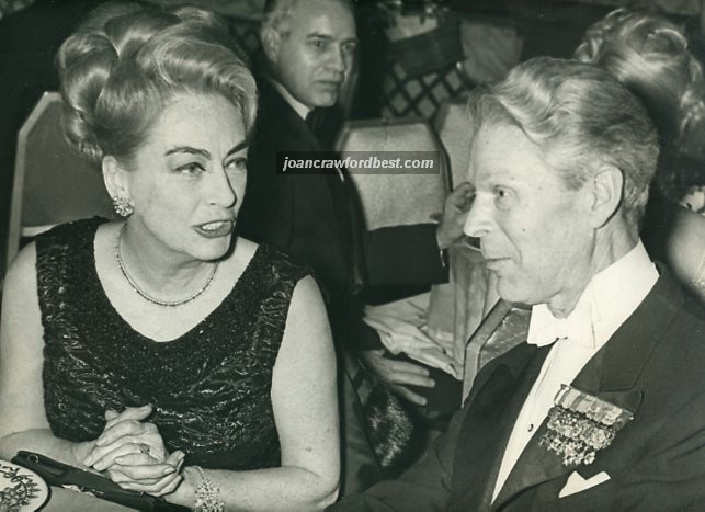 1965. At the 2nd Annual Air Force Ball at the Waldorf with General Lauris Norstad.