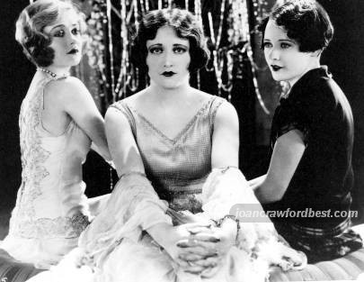 1925. With Constance Bennett, left, and Sally O'Neil.