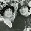 c. 1926. With her mother, Anna Bell Johnson LeSueur.