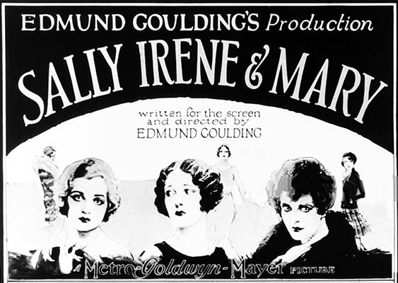 US poster for 'Sally, Irene, and Mary.'