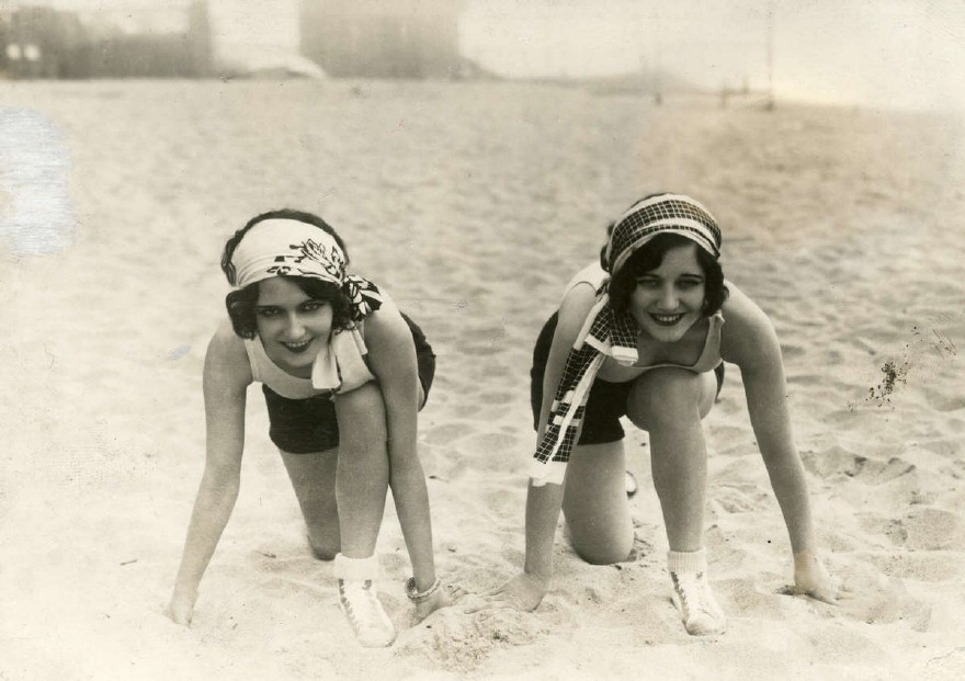 1925 MGM publicity at Club Casa Del Mar in Santa Monica. With Dorothy Sebastian.