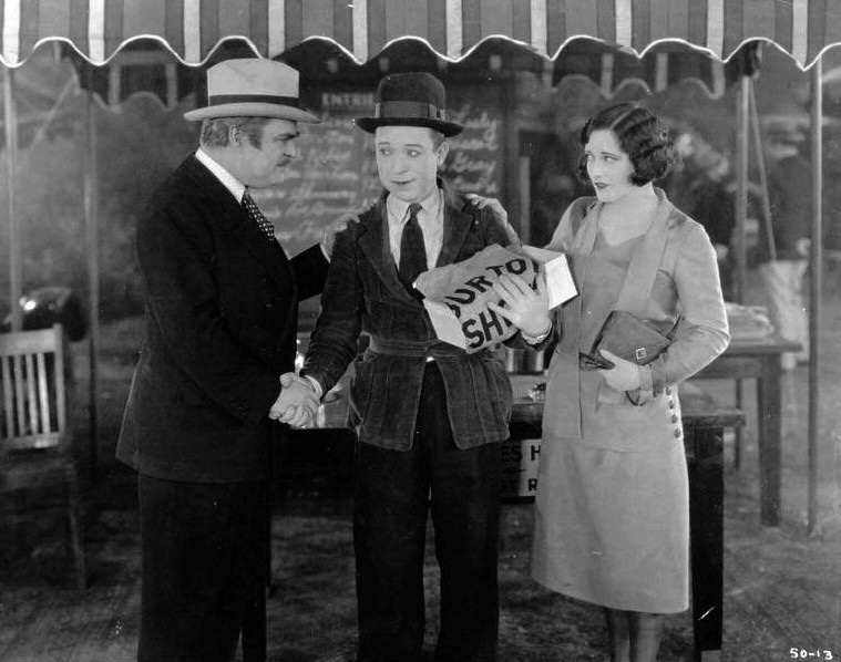 1926. 'Tramp, Tramp, Tramp.' With Harry Langdon (center).