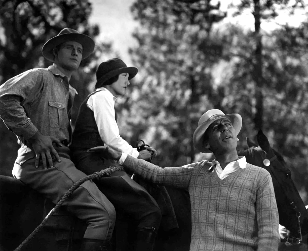 1927. 'The Understanding Heart.' With Francis X. Bushman, Jr., and director Jack Conway.