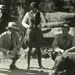 1927. On the set of 'Understanding Heart' with director Jack Conway and Francis X. Bushman, Jr.