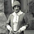 1928. On the set of 'West Point.' (Includes press caption.)