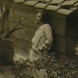 1928. On the roof of her Roxbury home. Shot by Ruth Harriet Louise.