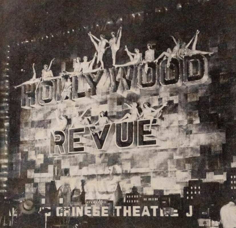 June 20, 1929. At the Grauman's Theater premiere of 'Hollywood Revue of 1929.'