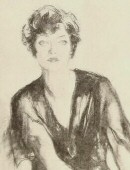 1930 drawing by magazine artist John La Gatta. This piece appeared in 'New Movie.'