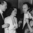 February 1936 at the Biltmore with Franchot, Gene Markey, Joan Bennett.