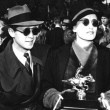 November 1936. At the Santa Monica Will Rogers Memoria Polo Field with husband Franchot Tone and Fred Keating (includes press caption).