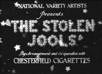 'Stolen Jools' title screen.