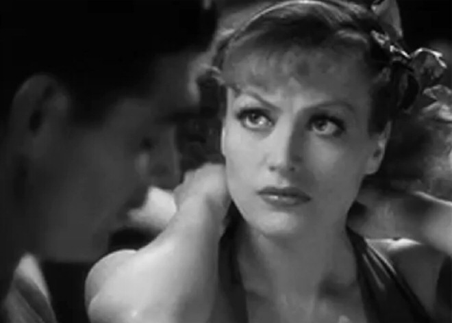 1933. 'Dancing Lady' screen shot with Clark Gable.