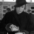 1934. 'Sadie McKee.' Two screen shots in cafe.