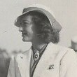 June 1936 at Will Rogers Memorial Polo Field with Gloria Swanson, et al. (Includes lengthy press caption.)