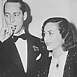 Circa 1937, with husband Franchot Tone.