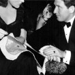 On the set of 'Mannequin' with Spencer Tracy. (NOT my cropping!)