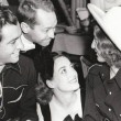 1937. At a Halloween party with Robert Taylor, Franchot Tone, Barbara Stanwyck.