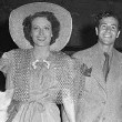 August 1939. With Charles Martin, center, and hairstylist Sydney Guilaroff.