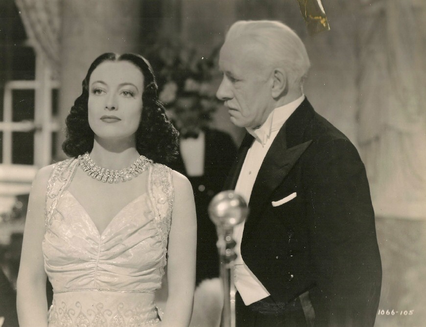 1939. Film still from 'Ice Follies' with Lewis Stone.