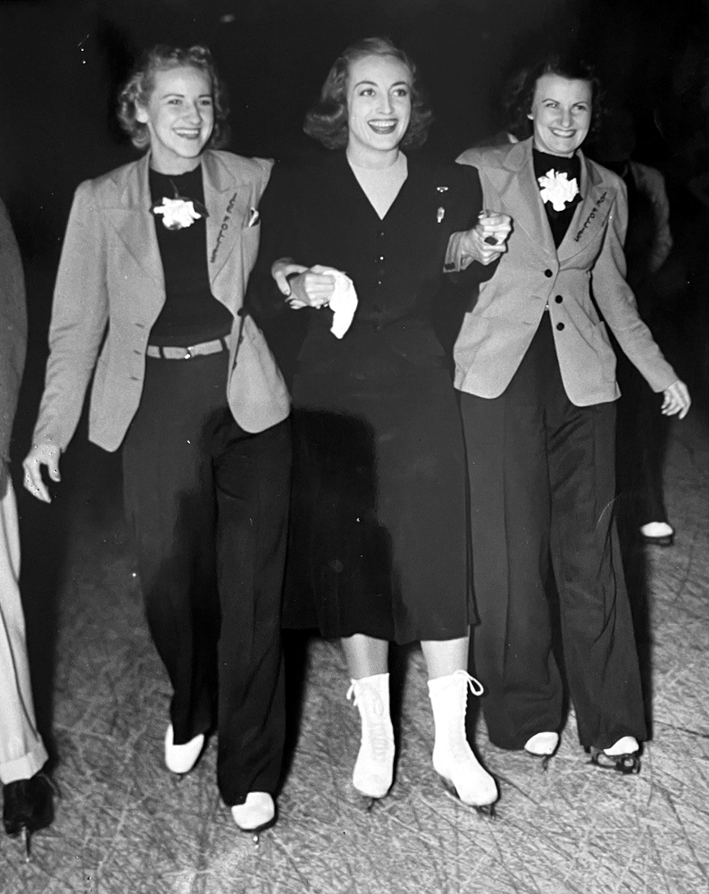 Premiere party for 'Ice Follies of 1939.' With Alyce Holmberg and Peggy Maloney.