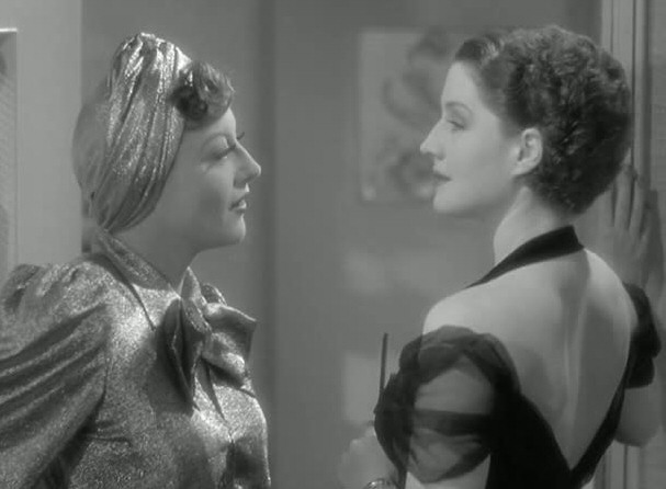 1939. 'The Women' screen shot. With Norma Shearer.