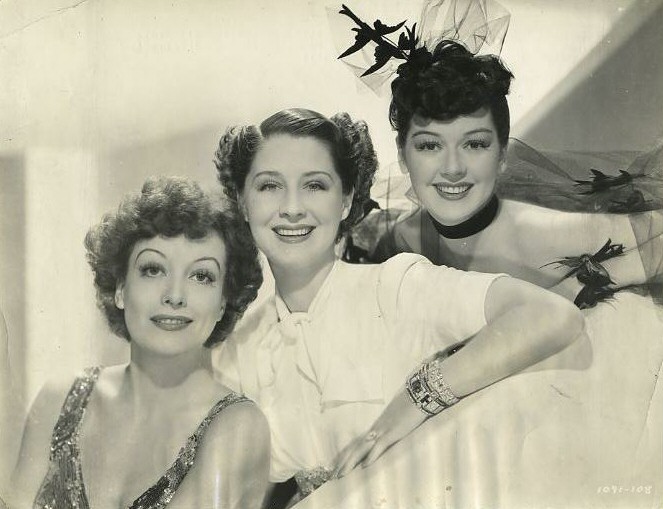 1939. 'The Women.' With Norma Shearer and Rosalind Russell.