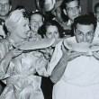 1939. Watermelon on the set with George Cukor and Norma Shearer.