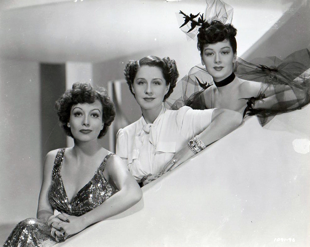 1939. 'The Women.' Joan, Norma Shearer, Rosalind Russell.