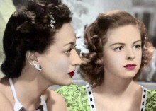 Joan with Rita Quigley in 1940's 'Susan and God.'