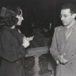 February 14, 1941. On the set of 'Woman's Face' with director George Cukor.