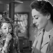 1945. 'Mildred Pierce' screen shot with Jo Ann Marlowe.