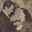 December 1945. With Gregory Peck. Receiving the Golden Apple Award.