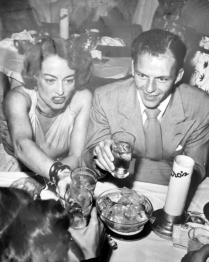 1948 at Ciro's with Frank Sinatra.