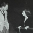 On the set of 'Possessed' with Van Heflin.