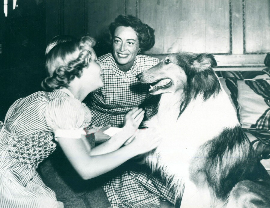 1949. With Christina and Lassie.