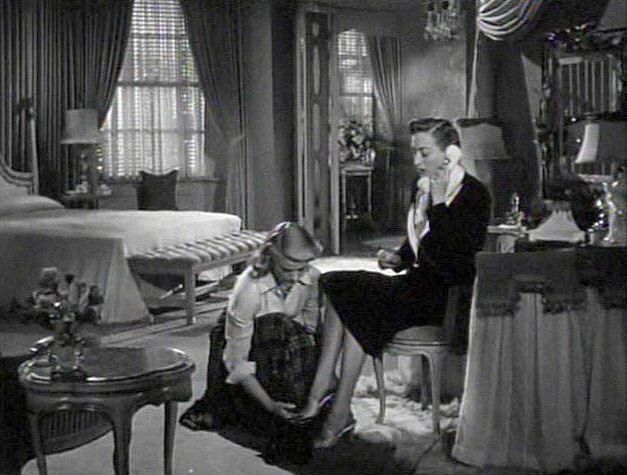 1950. 'Harriet Craig' screen shot with K. T. Stevens.