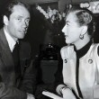 1950. On the set of 'Harriet Craig' with Mel Ferrer.