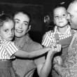 1953. At Alisal Ranch with The Twins and Bill Nichols. Shot by Len Weissman.