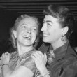 1954. Five candids with Helen Hayes, et al.