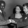 On the DDC set with heavyweight champ Ezzard Charles and director Sherman.