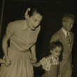 1953. On a frog hunt with the kids.