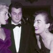 1952. Three small candids (two color) with Tony Curtis and Janet Leigh.