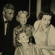 1953. Goddaughter Joan Evans's 1-year wedding anniversary party. With Jeff Chandler.